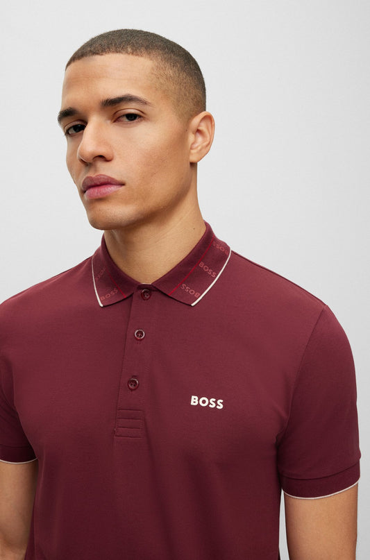 HUGO Boss 50476927 Dark Pink Slim Fit