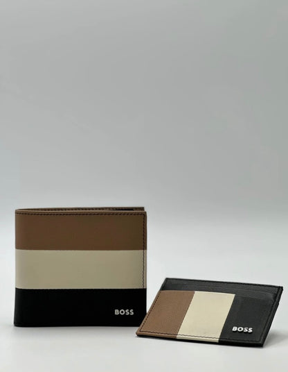 Set billetera + tarjetero (BOSS)