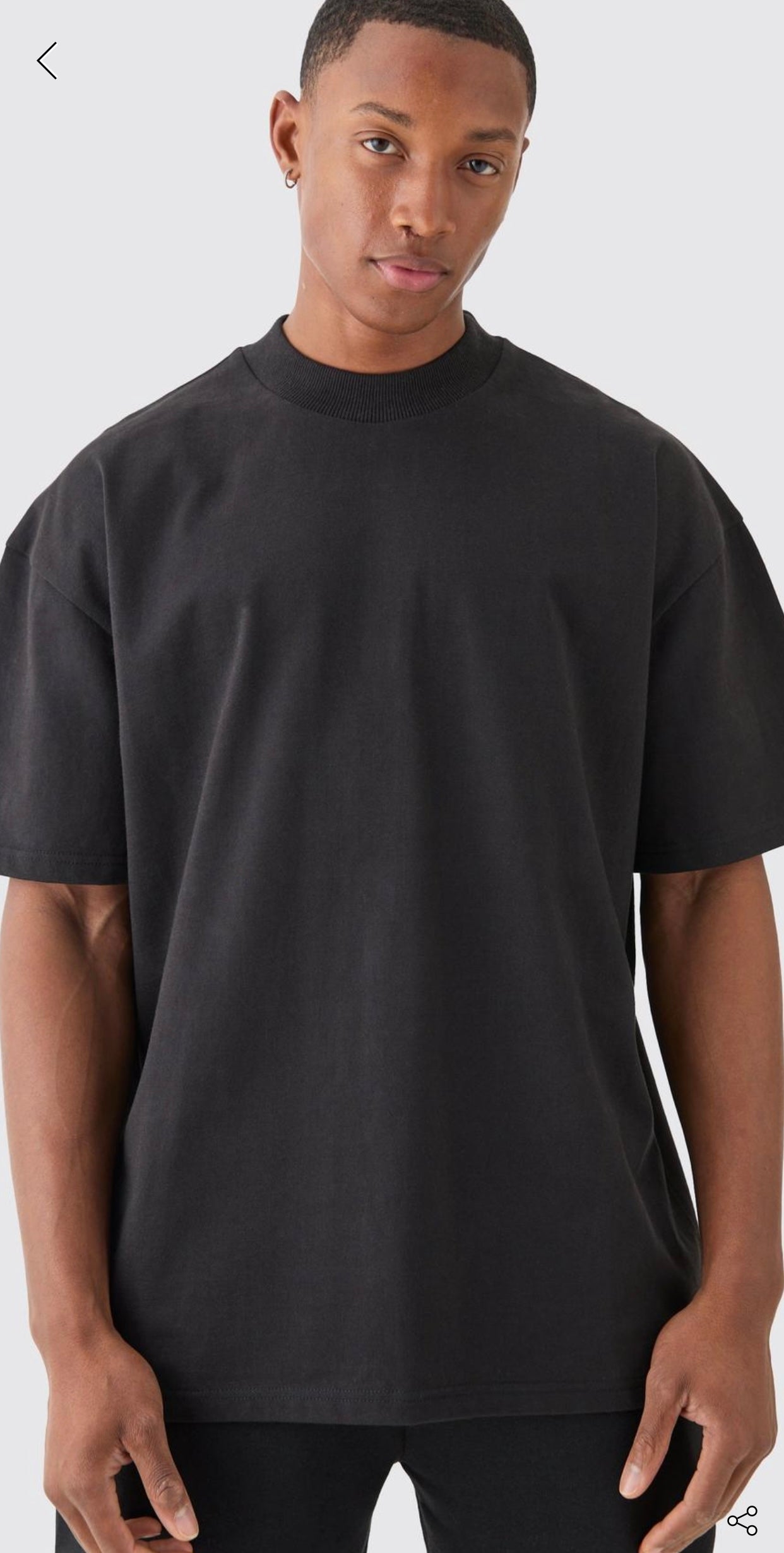 Oversized t-shirts Black