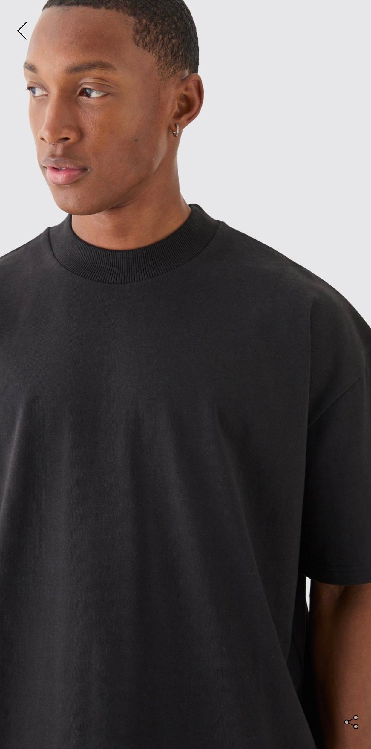 Oversized t-shirts Black