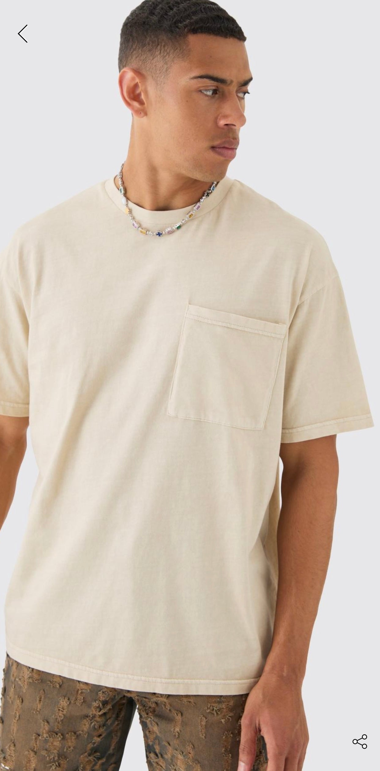 Oversized T-shirts sand