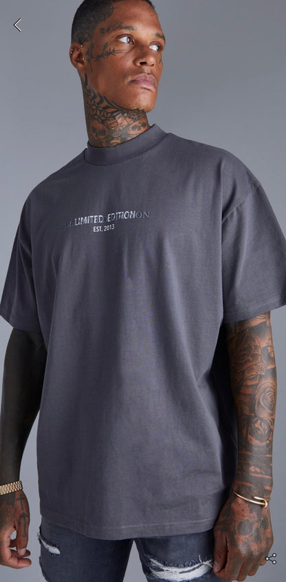 Oversized T-shirts Dark Grey